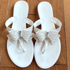 Salvatore Ferragamo Jelly Sandals Size 8